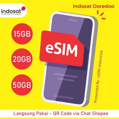 Kartu Perdana eSIM Indosat IM3 Free Ongkir